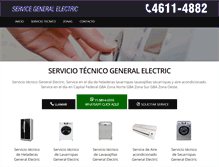 Tablet Screenshot of general-electric.com.ar